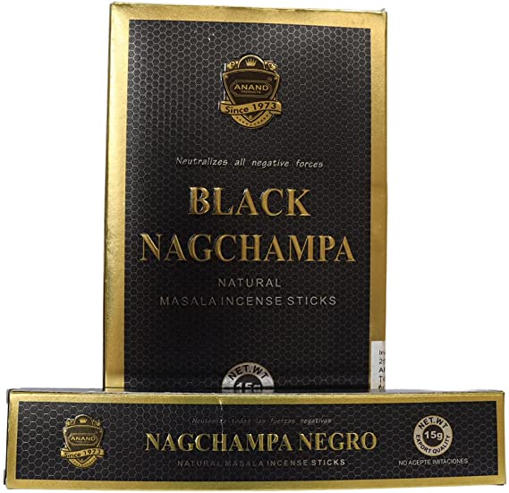 AgarBati NagChampa – 12 x 15g (Black)