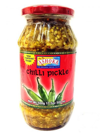 Ashoka Pickle Chilli in Oil 6 x 500 gr