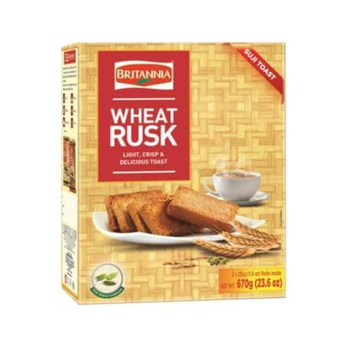 Britannia Wheat Rusk 12 x 670 Gr