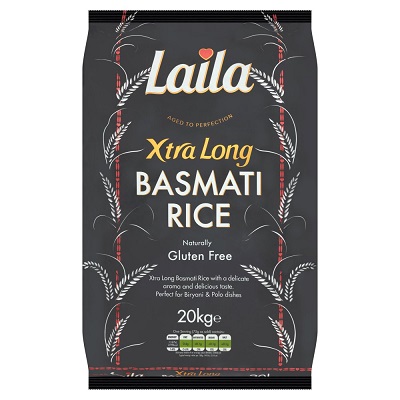 Laila Extra Long Grain Rice 1 x 20kg