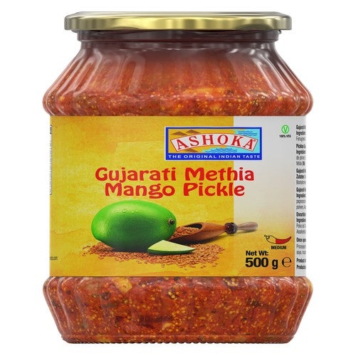 Ashoka Pickle Gujerati Metha Mango 6 x 500gr