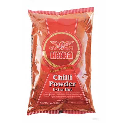 Heera Chilli Powder Extra hot 10 x 400gr