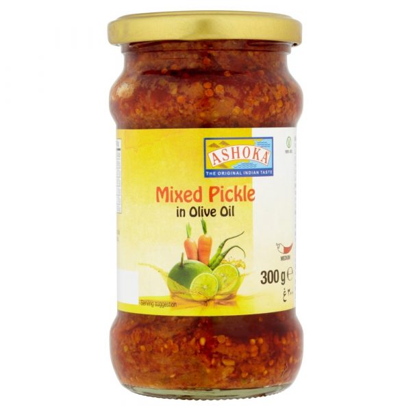 Ashoka Pickle Mix In Olive Oil  6 x 300 gr