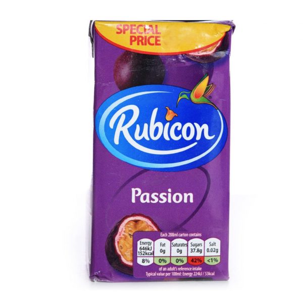 Rubicon Passion fruit Drink 27x288ml