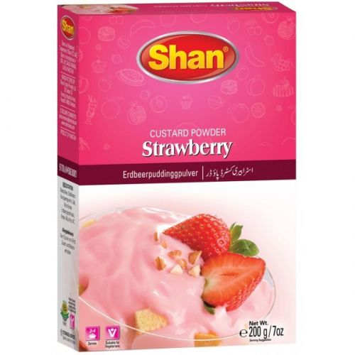 Shan Custard Powder strawberry 12 x 300gr