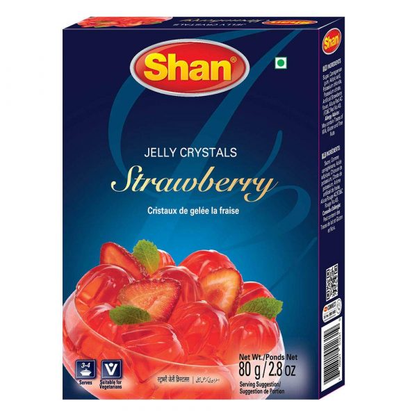 Shan jelly Crystals Strawberry 12 x 80gr