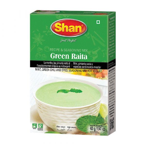 Shan Green Raita Mix 12 x 40gr