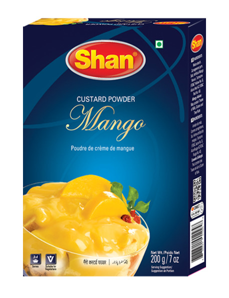 Shan Custard Powder Mango 12 x 200gr
