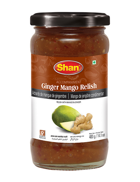 Shan Chutney Ginger Mango Relish 12 x 400gr