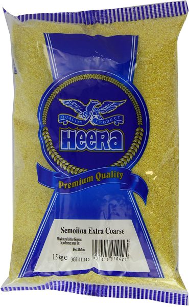 Heera Semolina Extra Coarse 6 x 1,5kg