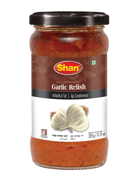 Shan Chutney garlic Relish 12 x 315 gr