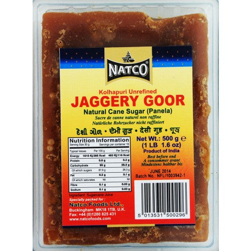 Nat Indian Jaggery 6 x 500gr