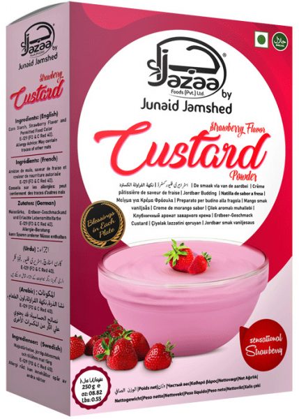 Jazza Custard Strawberry 12 x 250gr