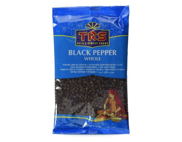 TRS Black Pepper Whole 10 x 400g