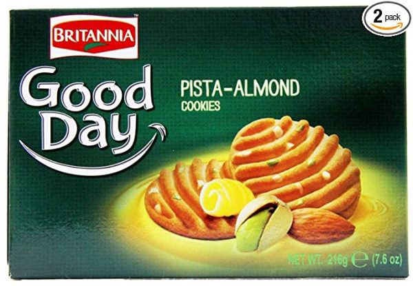 Britannia Pista & Almond biscuits 12 x 216g