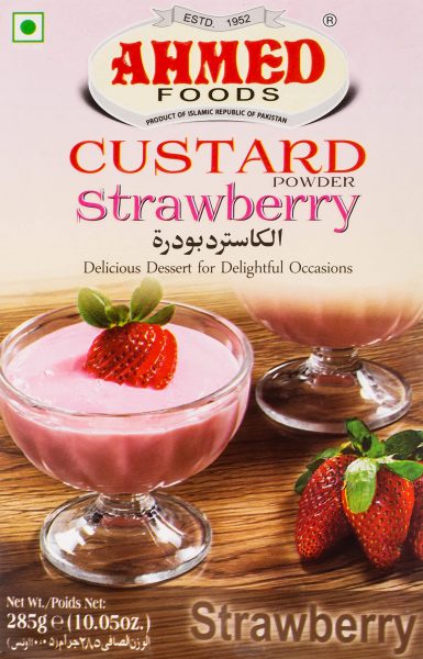 Ahmed Custard Strawberry 12 x 285gr