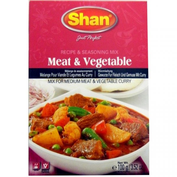 Shan Meat & Veg Curry Mix 12 x 100g