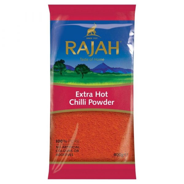 Rajah Chilli Powder Extra Hot 10 x 400gr